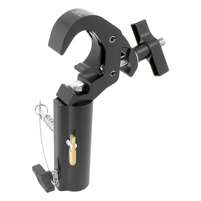 Doughty Engineering TV Quick Trigger Slimline Clamp (avec fixation en aluminium de 29 mm), noir
