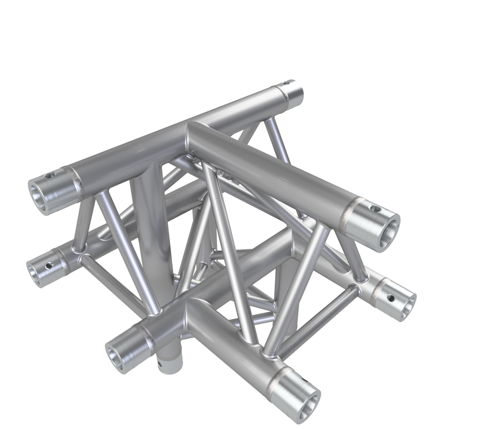 Eurotruss HD33 T-Stück 4-Weg + Down RIGHT  50 x 50 x 50 cm