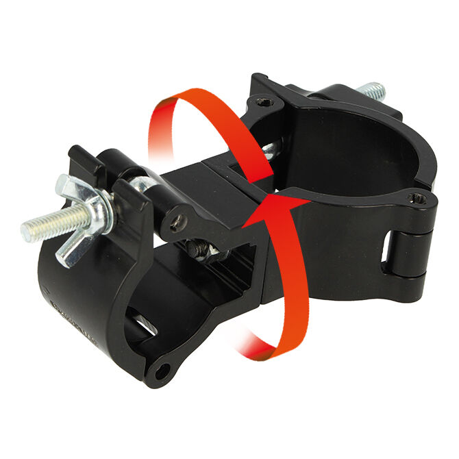 Doughty Engineering Super Lightweight Swivel Coupler, 48mm sur Atom Coupler(35mm), noir