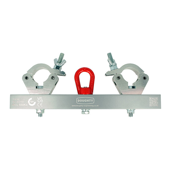 Doughty Engineering Solid Hanging Truss Adapter, silber (500kg)