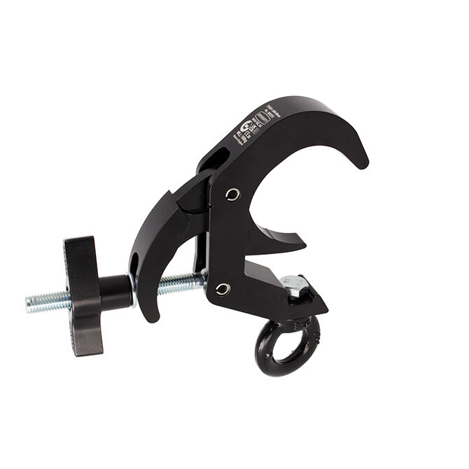 Doughty Engineering Titan Slimline Quick Trigger Hanging Clamp (écrou à anneau M12 - 340 kg), noir