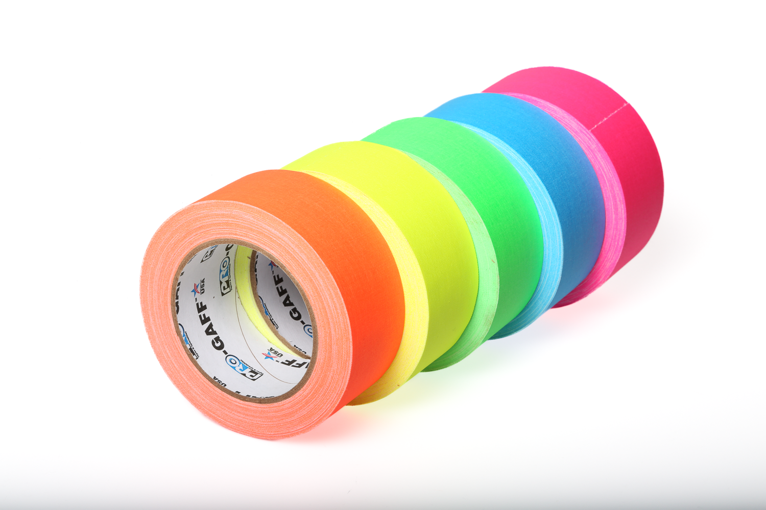 Le Mark Pro Tape Gaffer Fluorescent Gaffa 48 mm x 22.8 m, Orange