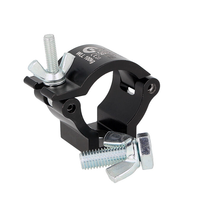 Doughty Engineering Atom Hook Clamp, 38 mm/1 1/2", noir