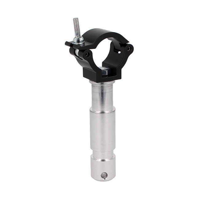 Doughty Engineering Atom Big Ben Clamp, 38 mm/1 1/2" (avec pivot de 29 mm), noir