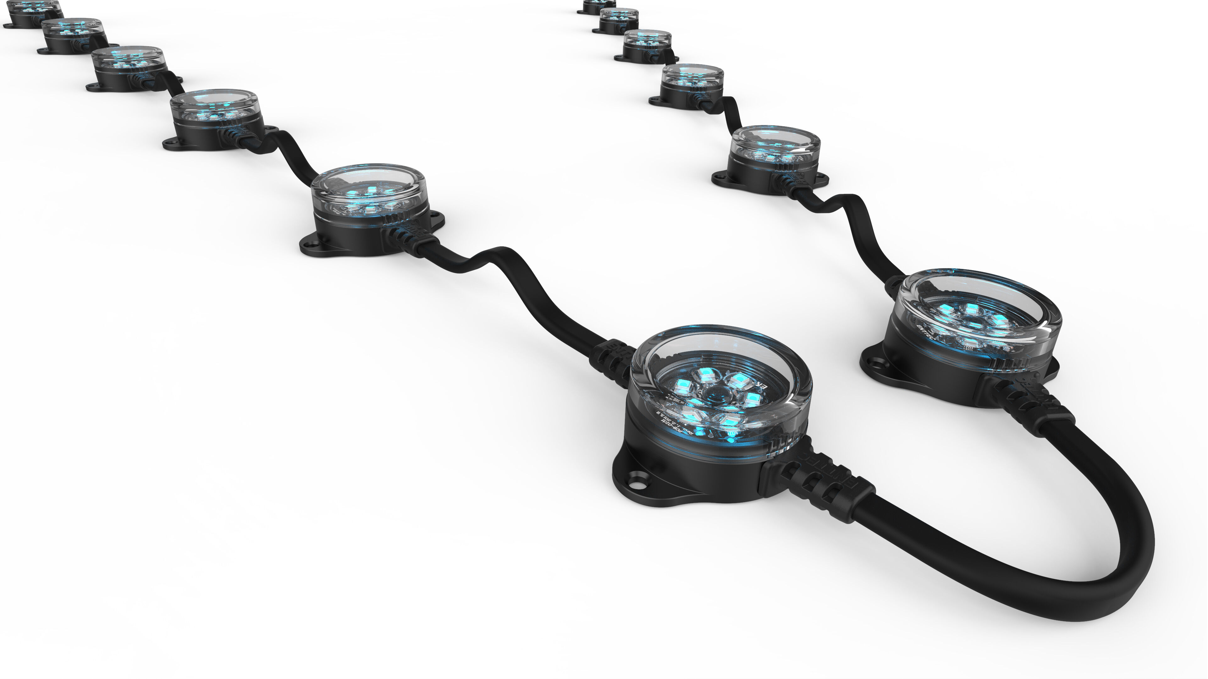 Enttec SMART PXL-60P Dot String, 7 Dots, 400mm Pixel Pitch