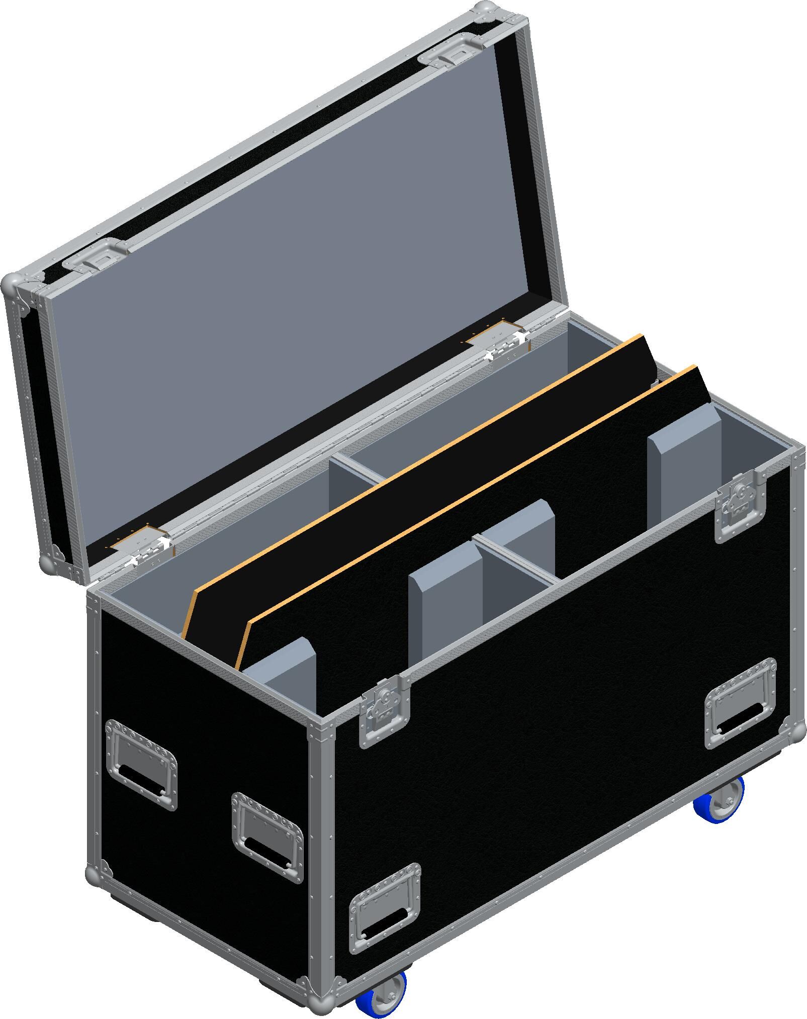 Amptown Flightcase pour 4 Portman Mantis