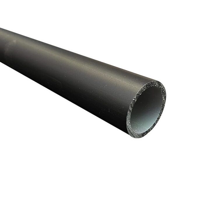 Doughty Engineering Aluminium Rohr 1 m (schwarz eloxiert)