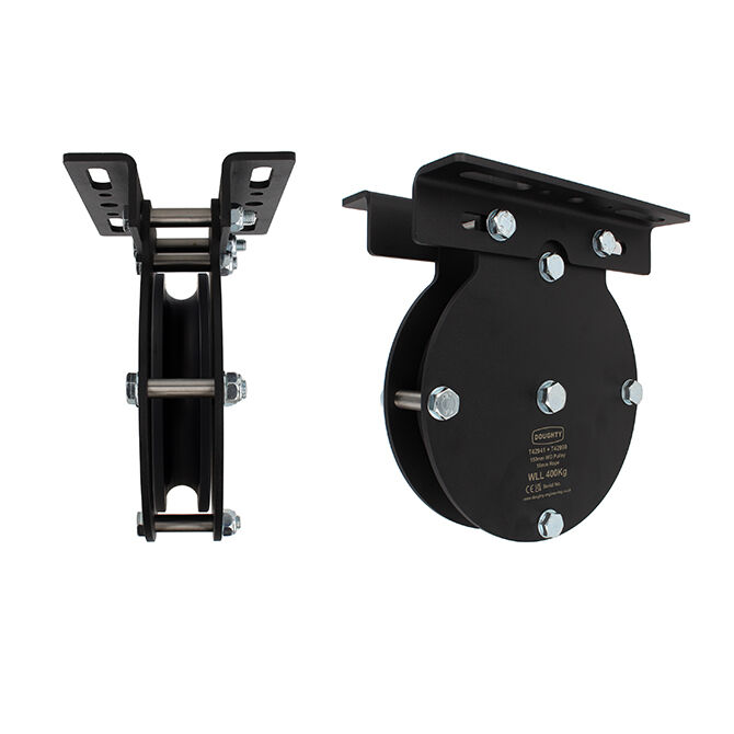 Doughty Engineering 150mm Heavy Duty Pulley (1-rond, pour corde)