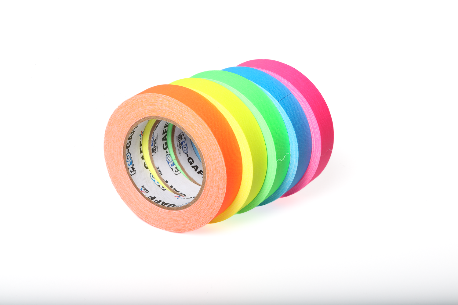 Le Mark Pro Tape Gaffer Fluorescent Gaffa 24 mm x 22.8 m, Orange