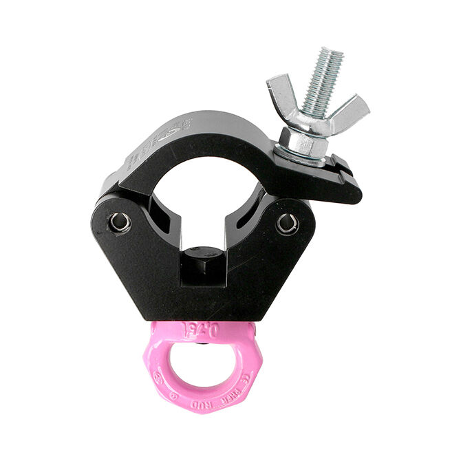 Doughty Engineering Doughty Hanging Clamp avec Pink Eye (750 kg), noir