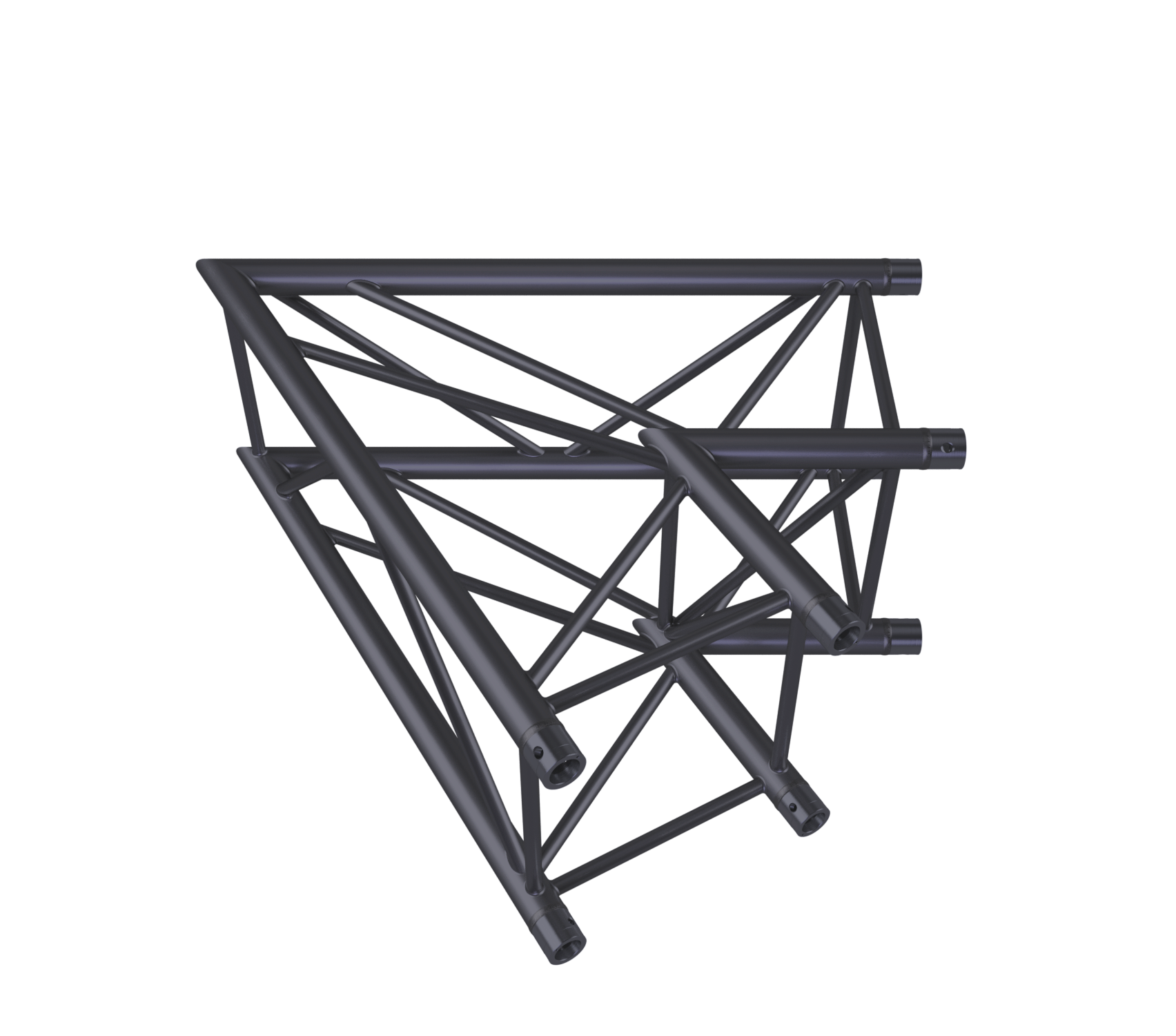 Eurotruss HD44 60° Ecke 2-Weg 100 x 100 cm, schwarz