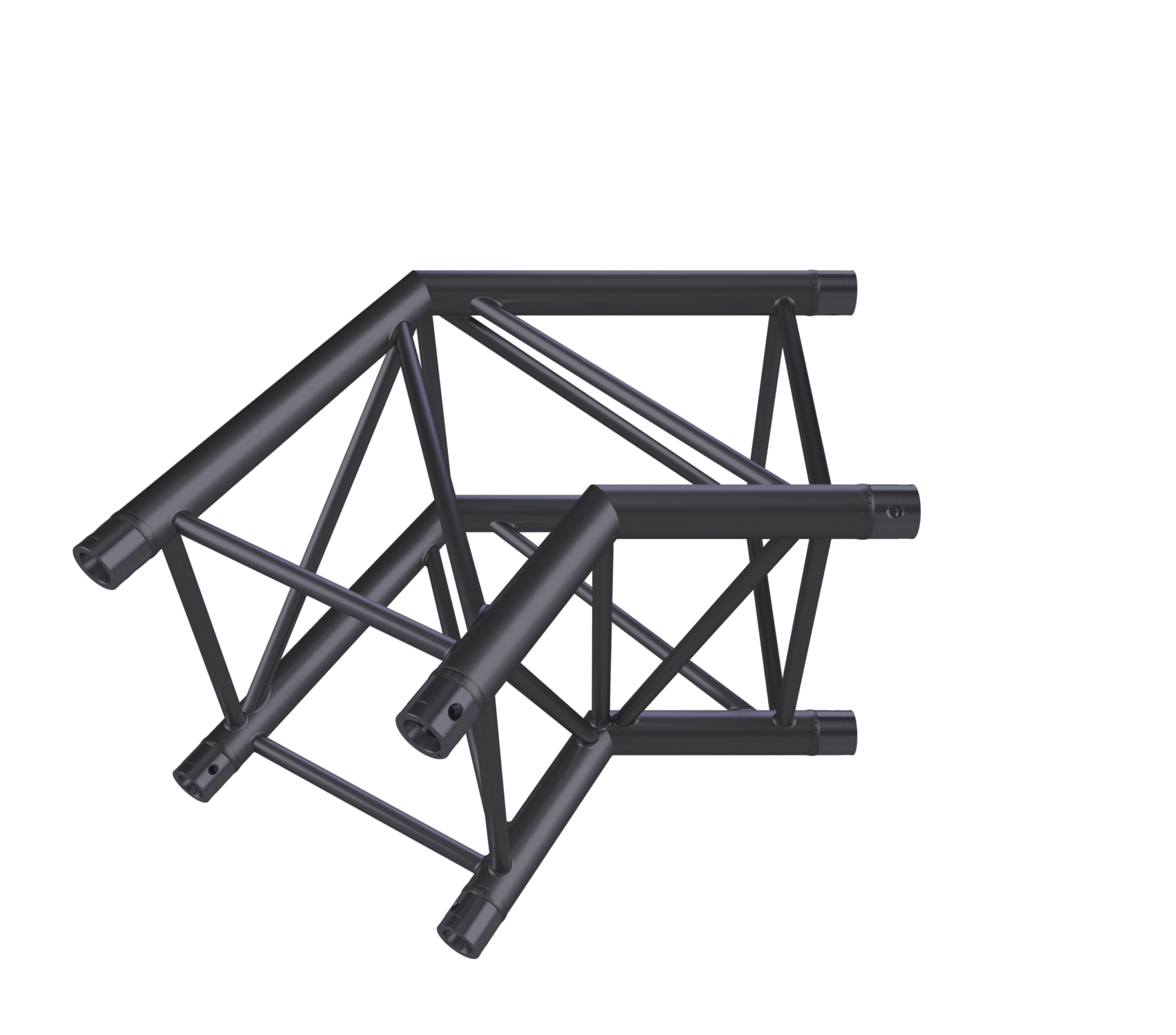 Eurotruss HD44120° Ecke 2-Weg 50 x 50 cm, schwarz