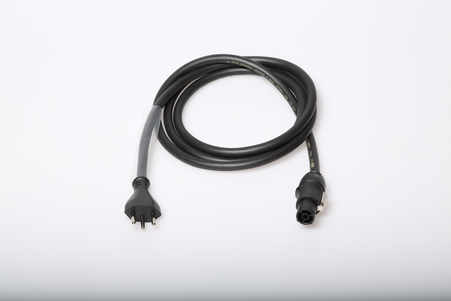 Netzanschlusskabel PowerCON True1, H07RN-F 3 x1,5 mm2, 2 m, mit angespritztem Stecker T12