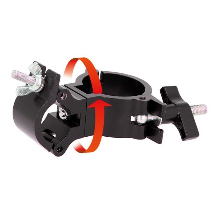 Doughty Engineering Super Lightweight Swivel Coupler, 48mm sur Atom Coupler(32mm), noir