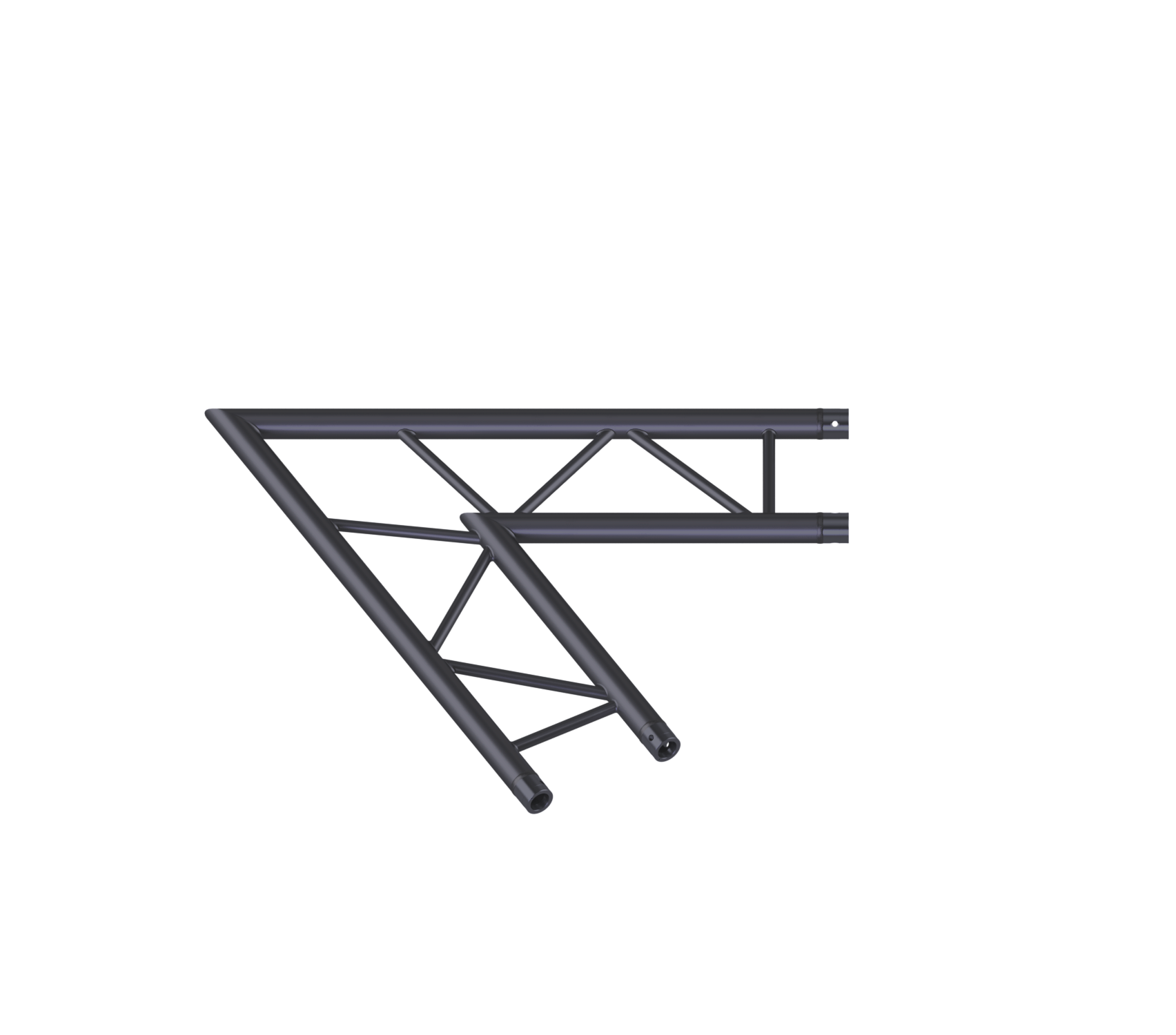 Eurotruss FD32 Angle 60° 2 voies horizontales 100 x 100 cm, noir
