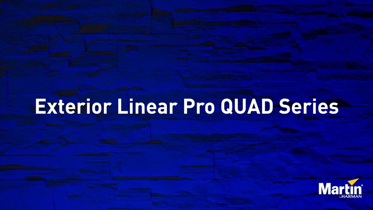 Martin Professional Exterior Linear Pro Glareshield 1 ft, Set mit 4 Stk.