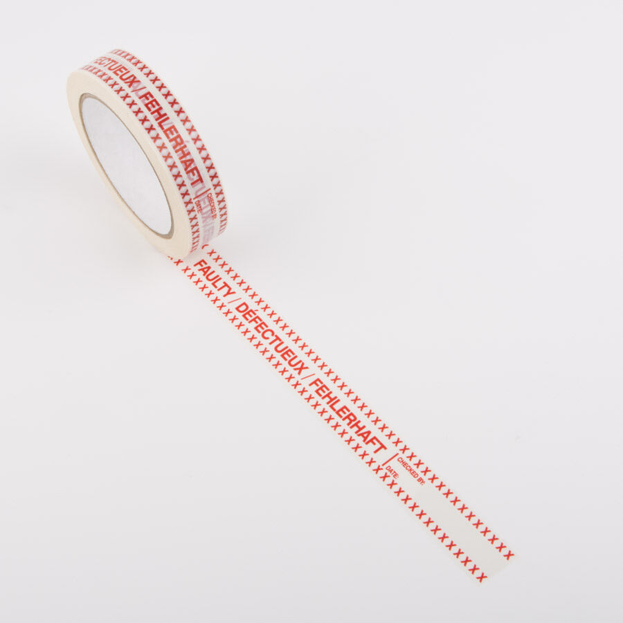 Le Mark Faulty Tape, rot, 24 mm x 66 m