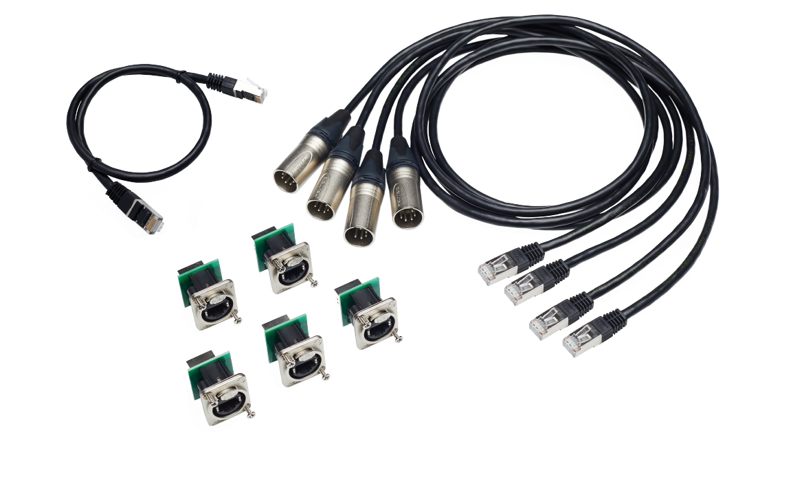 Adaptateur Câble Cache rack MA Lighting 4port Node XLR5 Ethercon