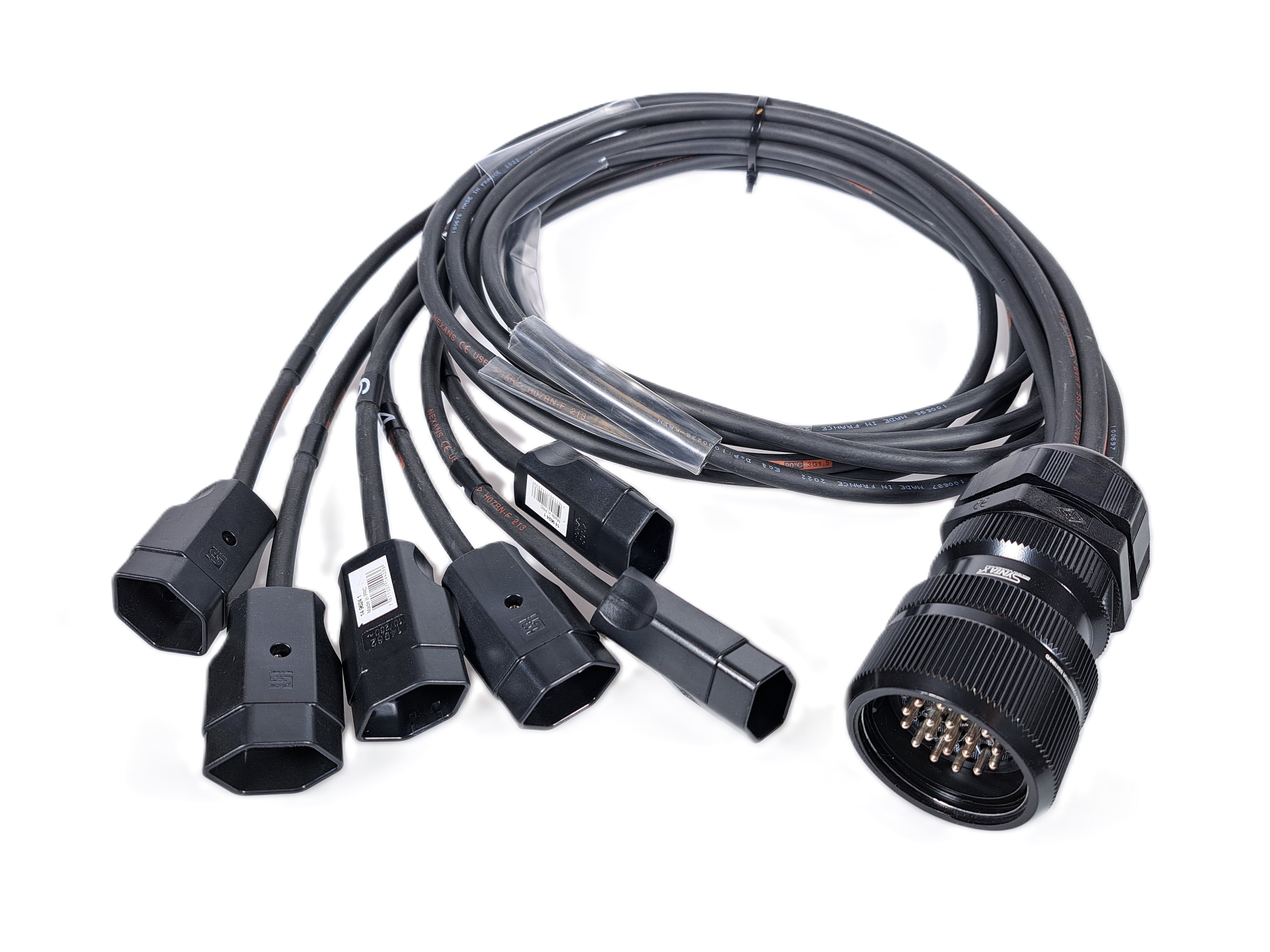 MAJOR Splitter (fouet) Socapex mâle vers 6xT13