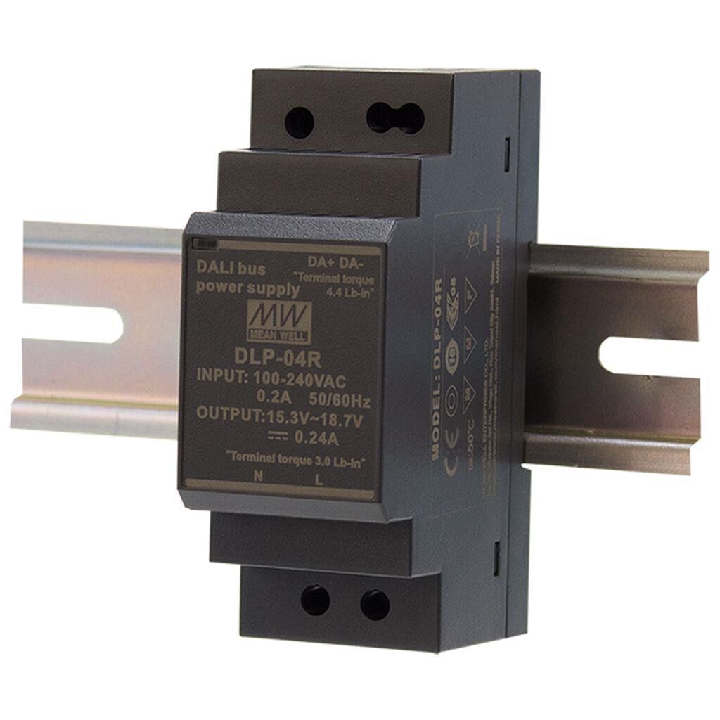 Mean Well DIN rail DALI Bus Netzteil 3,84 W, 16V, 240 mA