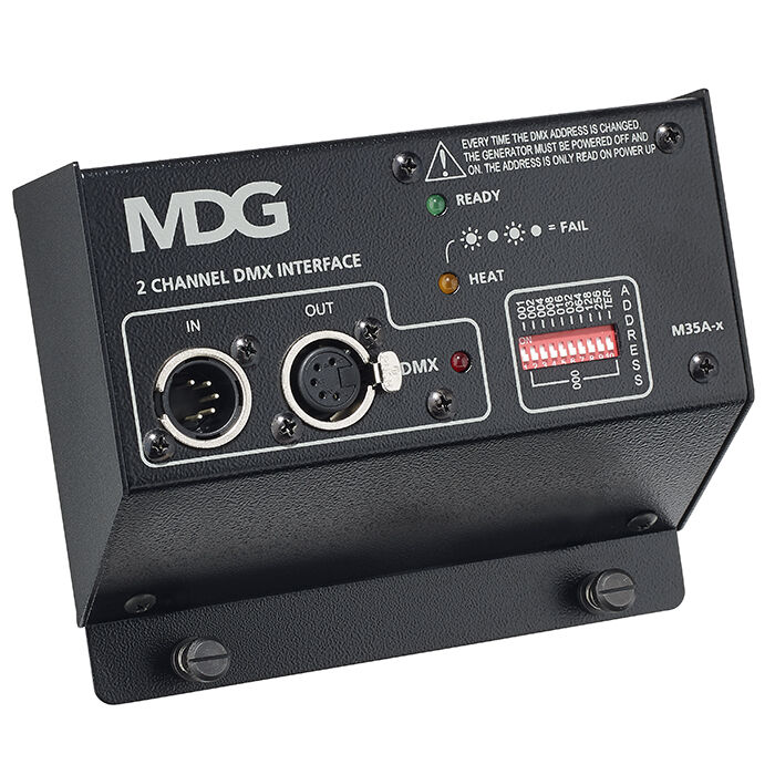 Interface MDG DMX 2 canaux pour ATM, MAX & ICE FOG