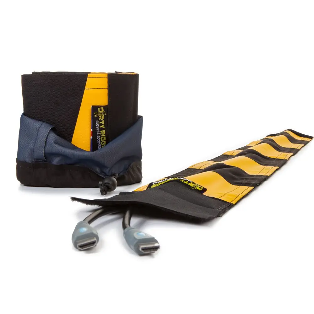 Dirty Rigger Carpet Crawler Cable Cover, noir/jaune