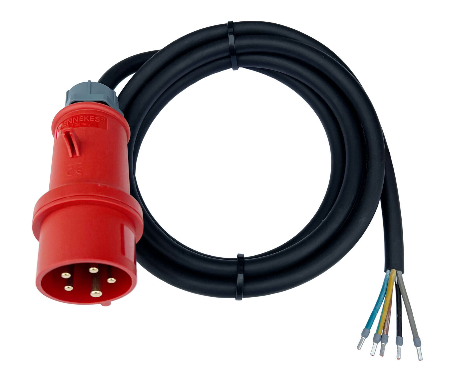 Câble de raccordement Major d'env. 1,5m TITANEX H07RN-F câble en caoutchouc 5g35mm².
