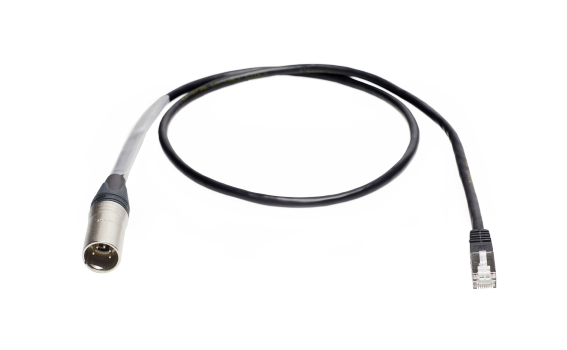 Câble adaptateur DMX XLR 5 pôles mâle/RJ45, CAT6, 100 cm
