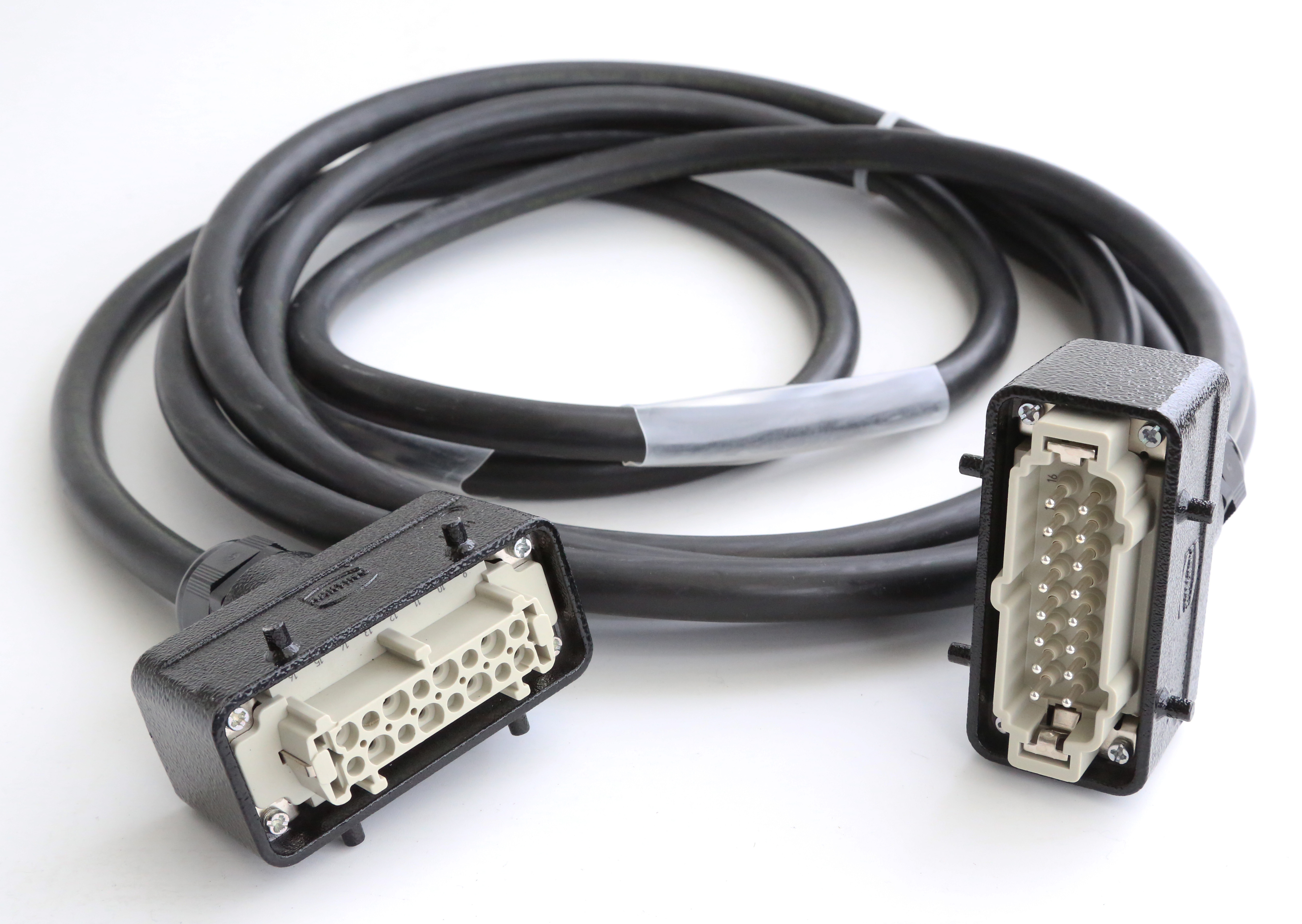 MAJOR Câble de charge multiconducteur 3m Harting HAN16E, 13x2,5 mm², noir