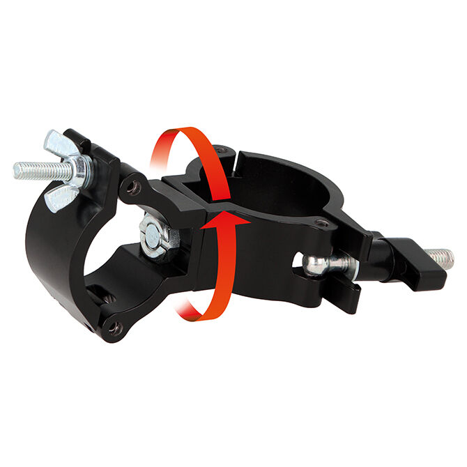 Doughty Engineering Super Lightweight Swivel Coupler, 48mm sur Atom Coupler(38mm), noir