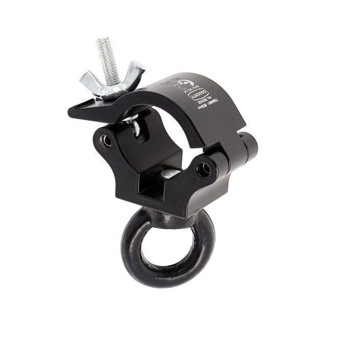 Doughty Engineering Atom Hanging Clamp, 32 mm/1 1/4", noir