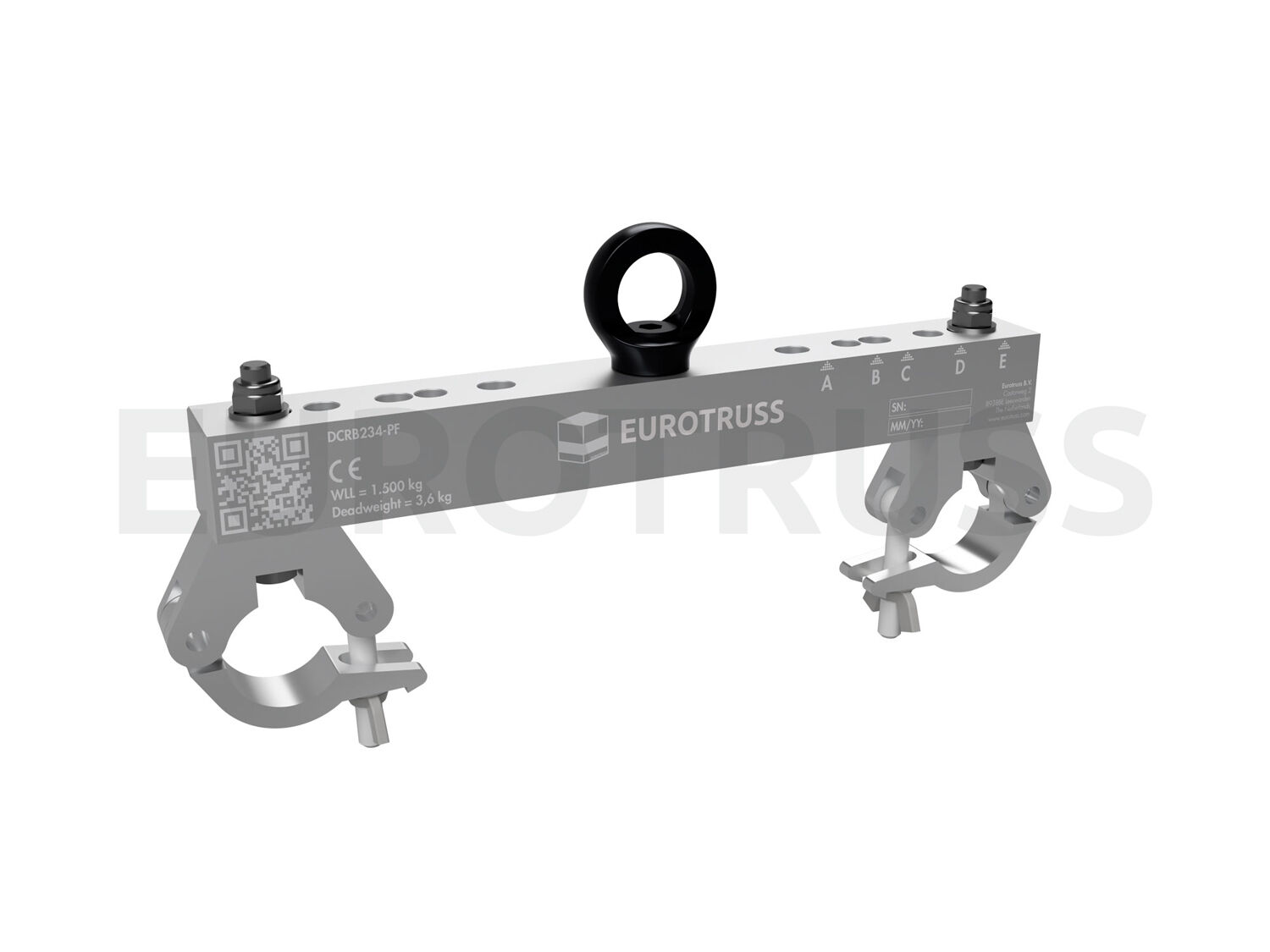Eurotruss Heavy Duty Multi Purpose Gizmo + Rotating Eye  WLL 1500kg, silber