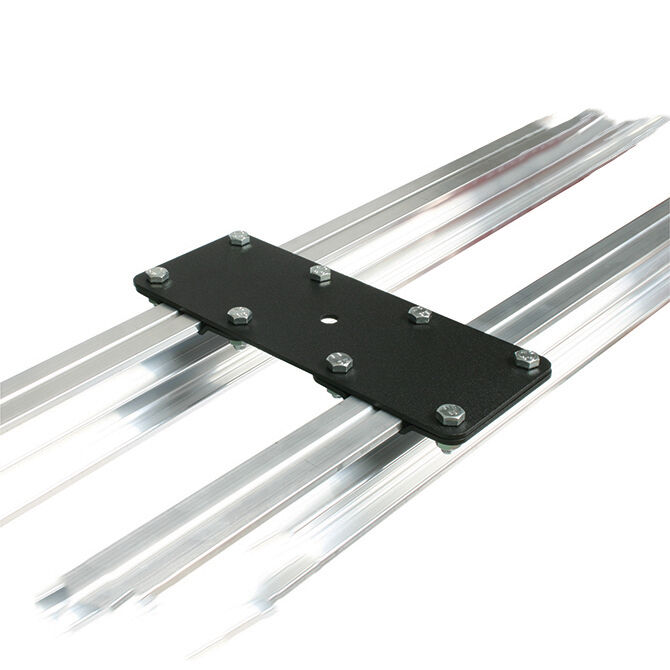 Doughty Engineering Plaque d'écartement Studio Rail 60 (double rail) avec pinces de rail