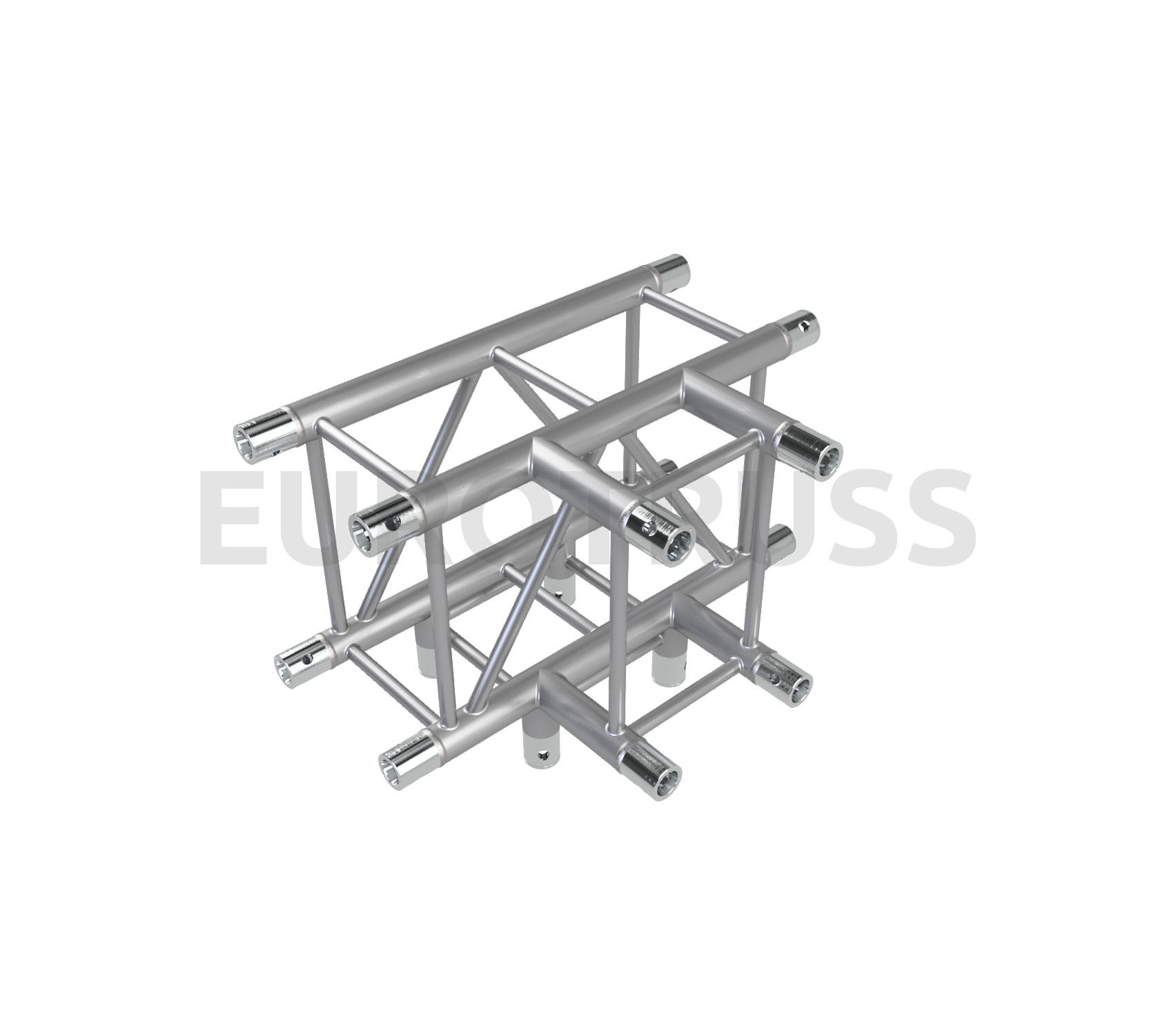Eurotruss XD T-Stück 4-Weg + Down HD/FD34 71 x 50 x 50 cm
