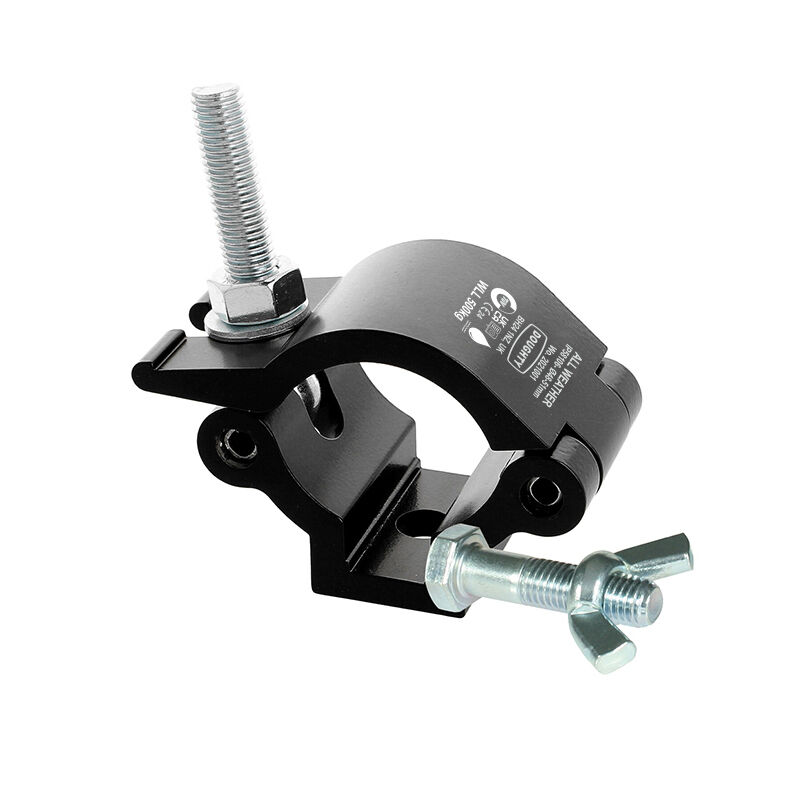 Doughty Engineering Lightweight Hook Clamp, noir - Acier inoxydable