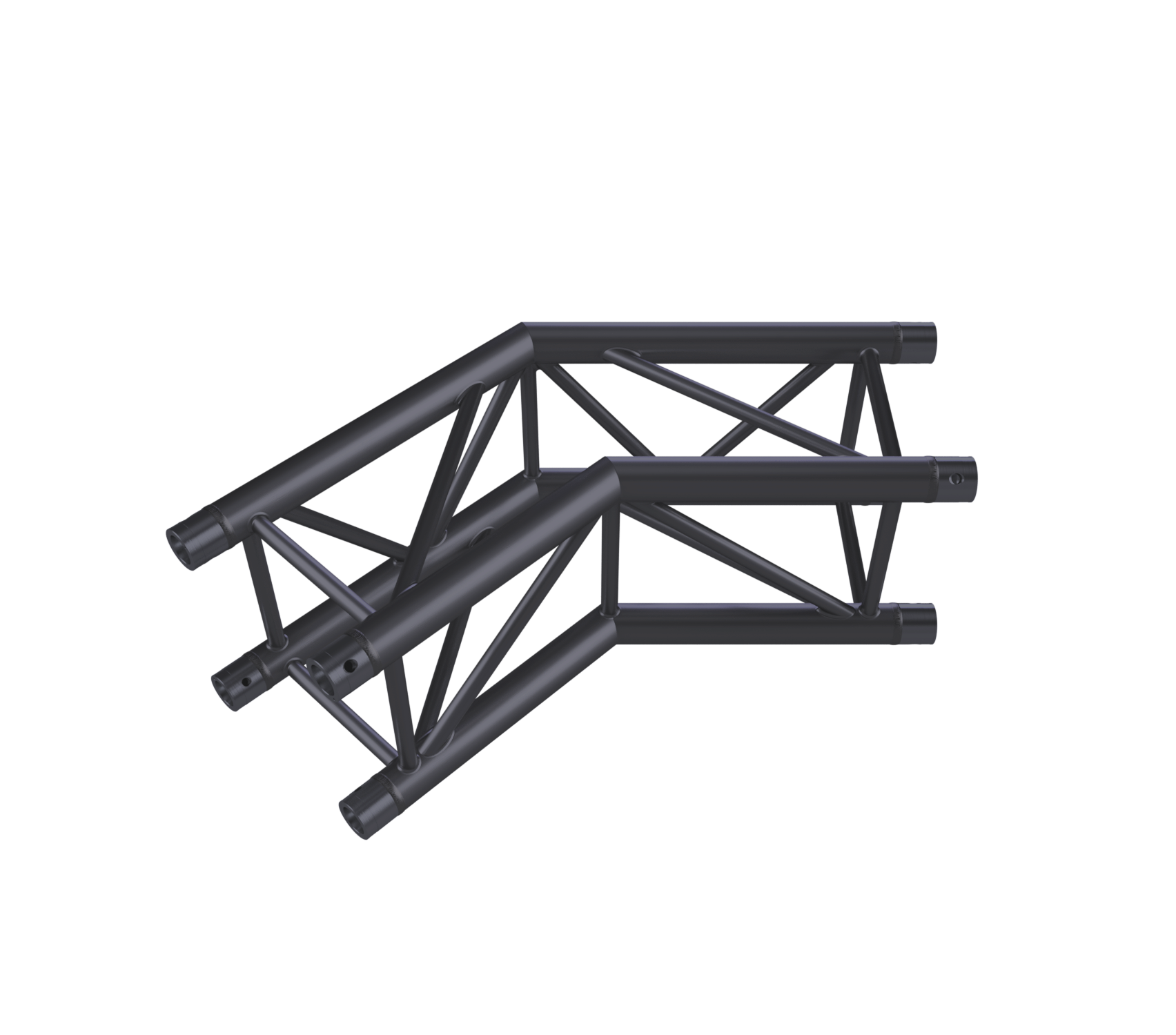 Eurotruss FD34 135° Ecke 2-Weg 50 x 50 cm, schwarz