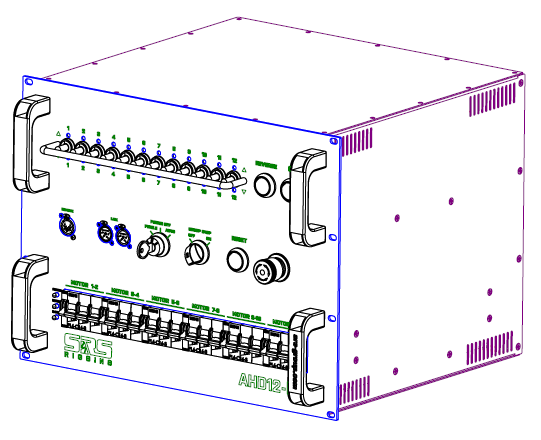 SRS AHD12-LV-H6 Gen2, 12-Kanal Controller Direktsteuerung 8HE - H6