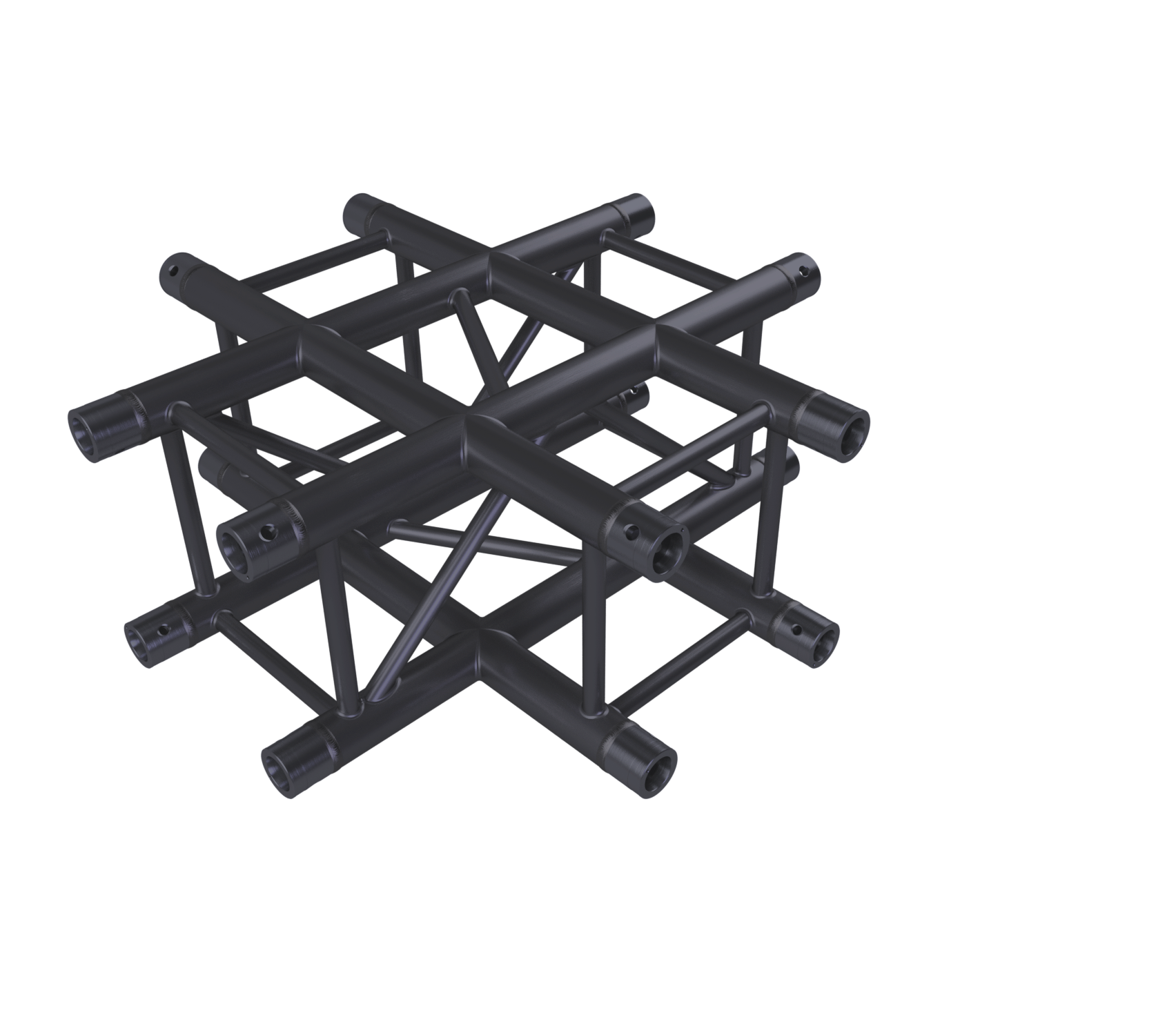 Eurotruss FD34 Kreuz 4-Weg 50 x 50 cm, schwarz