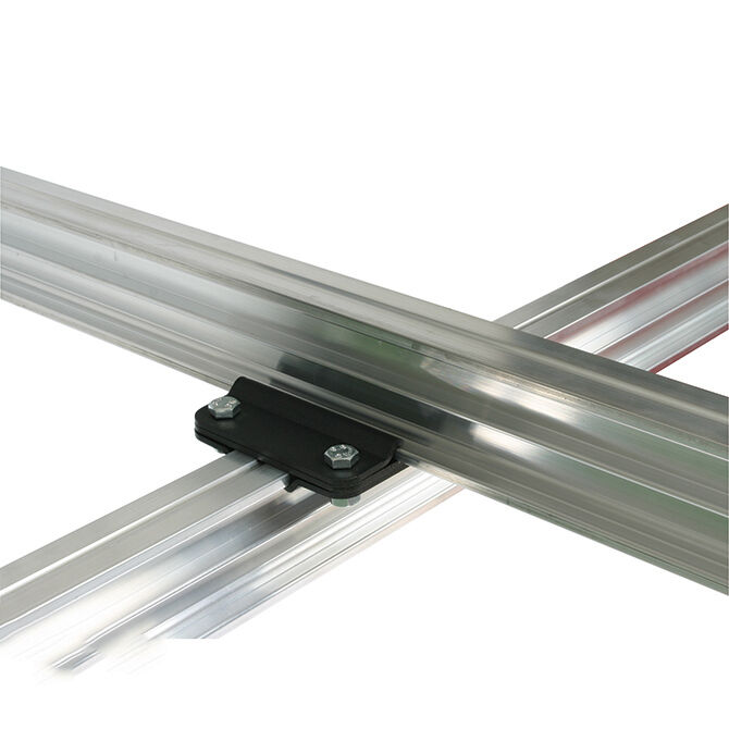 Doughty Engineering Studio Rail 80 90 Degree Crossover Bracket, avec 4 X Rail Clamps
