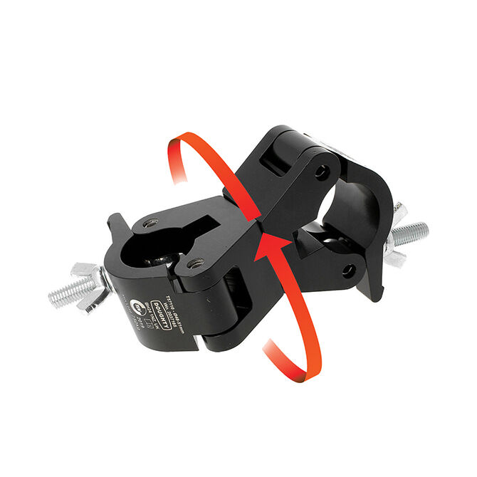 Doughty Engineering Doughty Clamp Swivel Coupler, noir