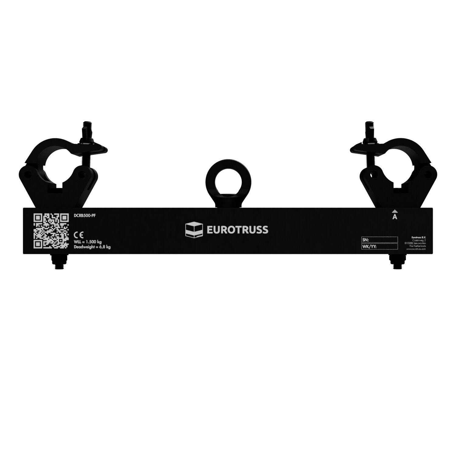 Eurotruss Heavy Duty Multi Purpose Gizmo + Rotating Eye  WLL 1500kg, schwarz