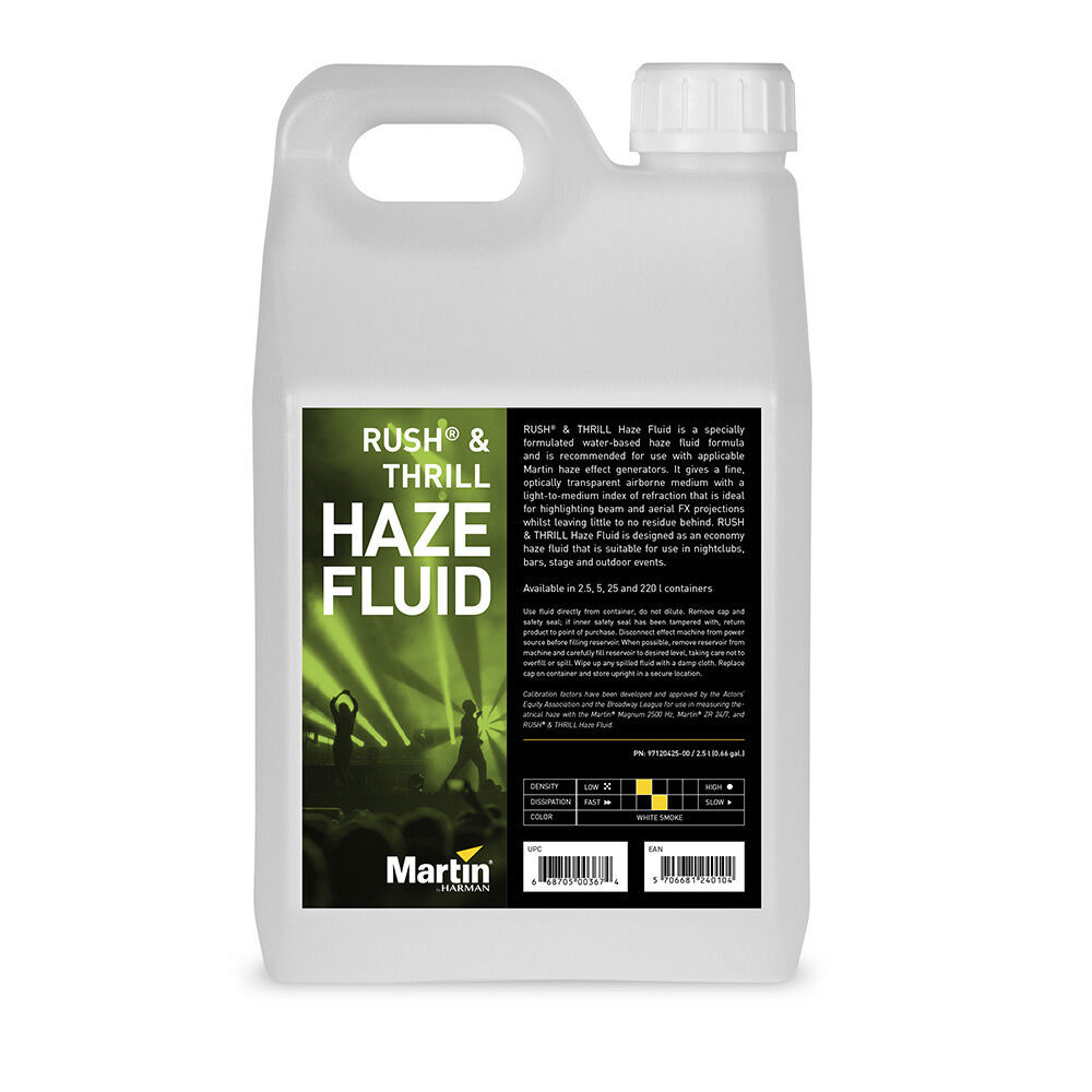 JEM Professional RUSH & THRILL Haze Fluid , 2,5 l *article en fin de série*