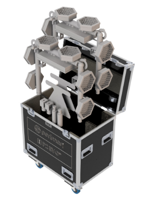 Portman Lighting Flight Case pour 2 x P2 EVO™