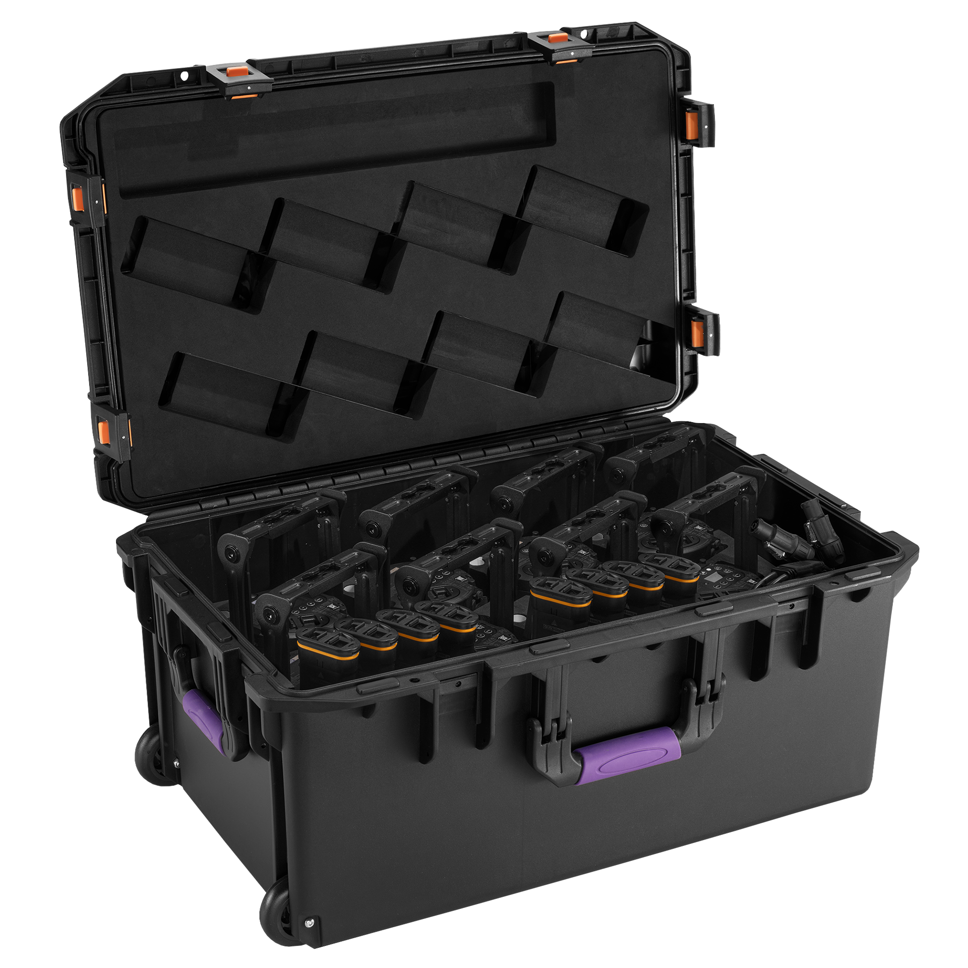 Astera QuikBeam RGB Mint Amber, IP65 kit QuikCase 8 unités