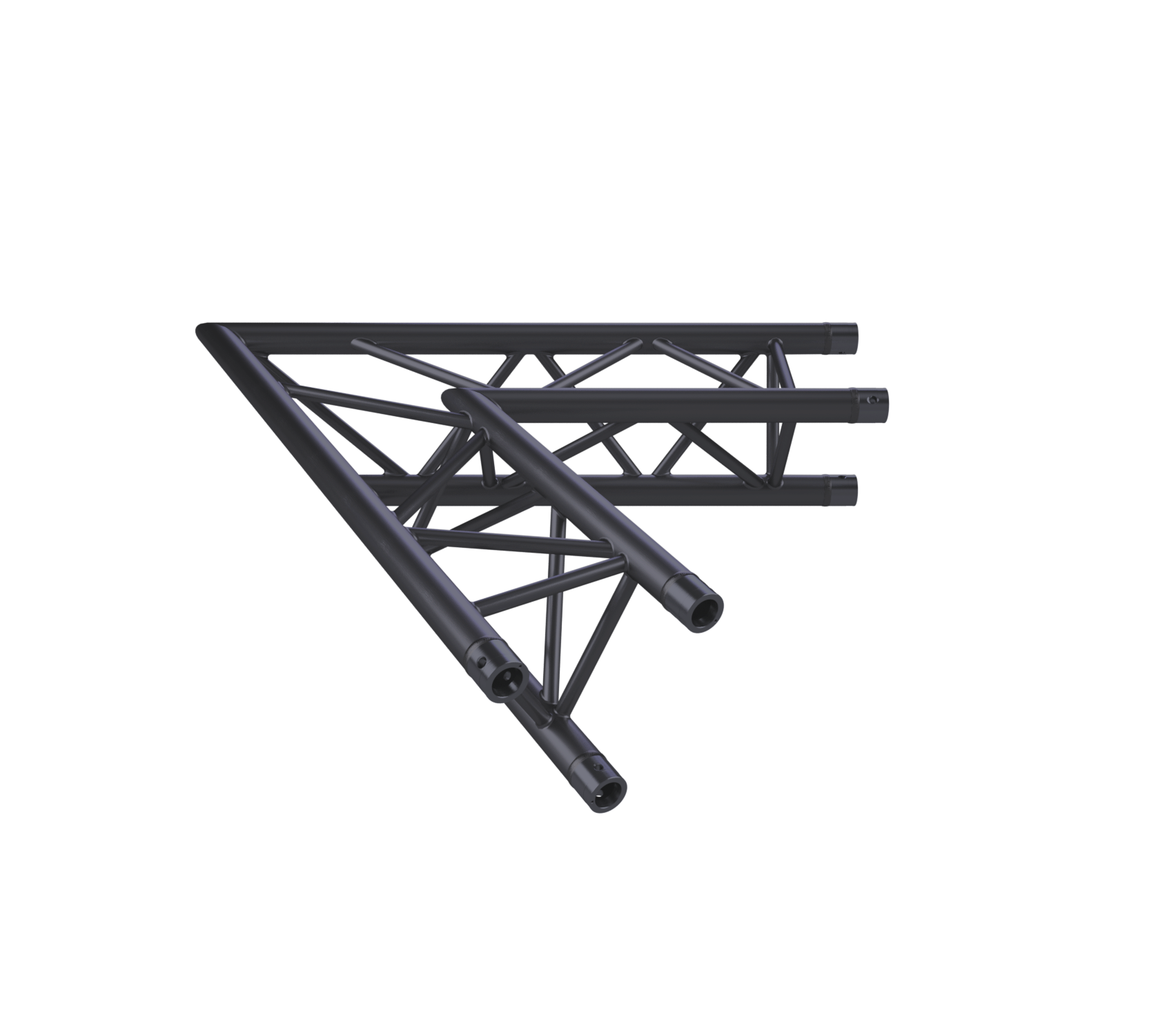 Eurotruss HD33 60° Ecke 2-Weg 100 x 100 cm, schwarz