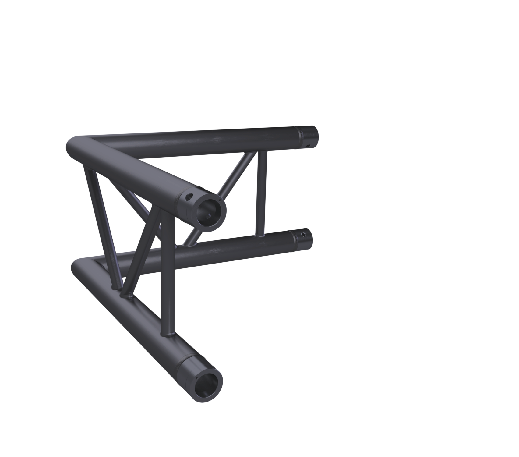 Eurotruss FD32 Angle 90° 2 voies verticales, 50 x 50 cm, noir