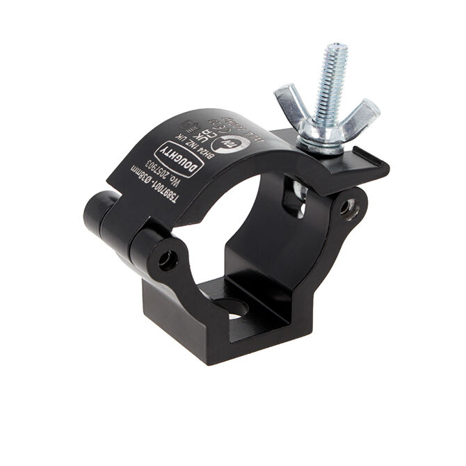 Doughty Engineering Atom Half Coupler, 38 mm/1 1/2", noir