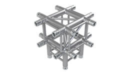Eurotruss FD34 Kreuz + Down 5-Weg corner 50 x 50 x 50 cm
