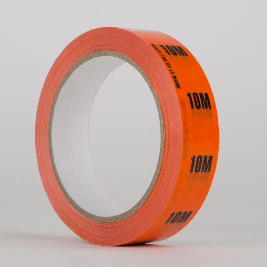 Le Mark Identi-Tak, Kabellänge 10 m/orange, 24 mm x 33 m