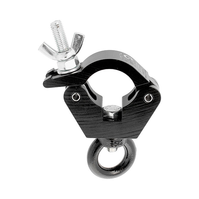 Doughty Engineering Slimline Hanging Clamp (écrou à œil M12), noir